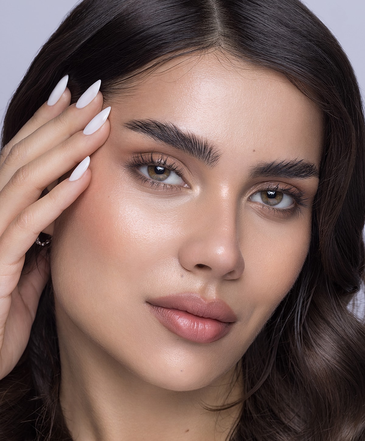 Portrait of a woman with flawless skin.